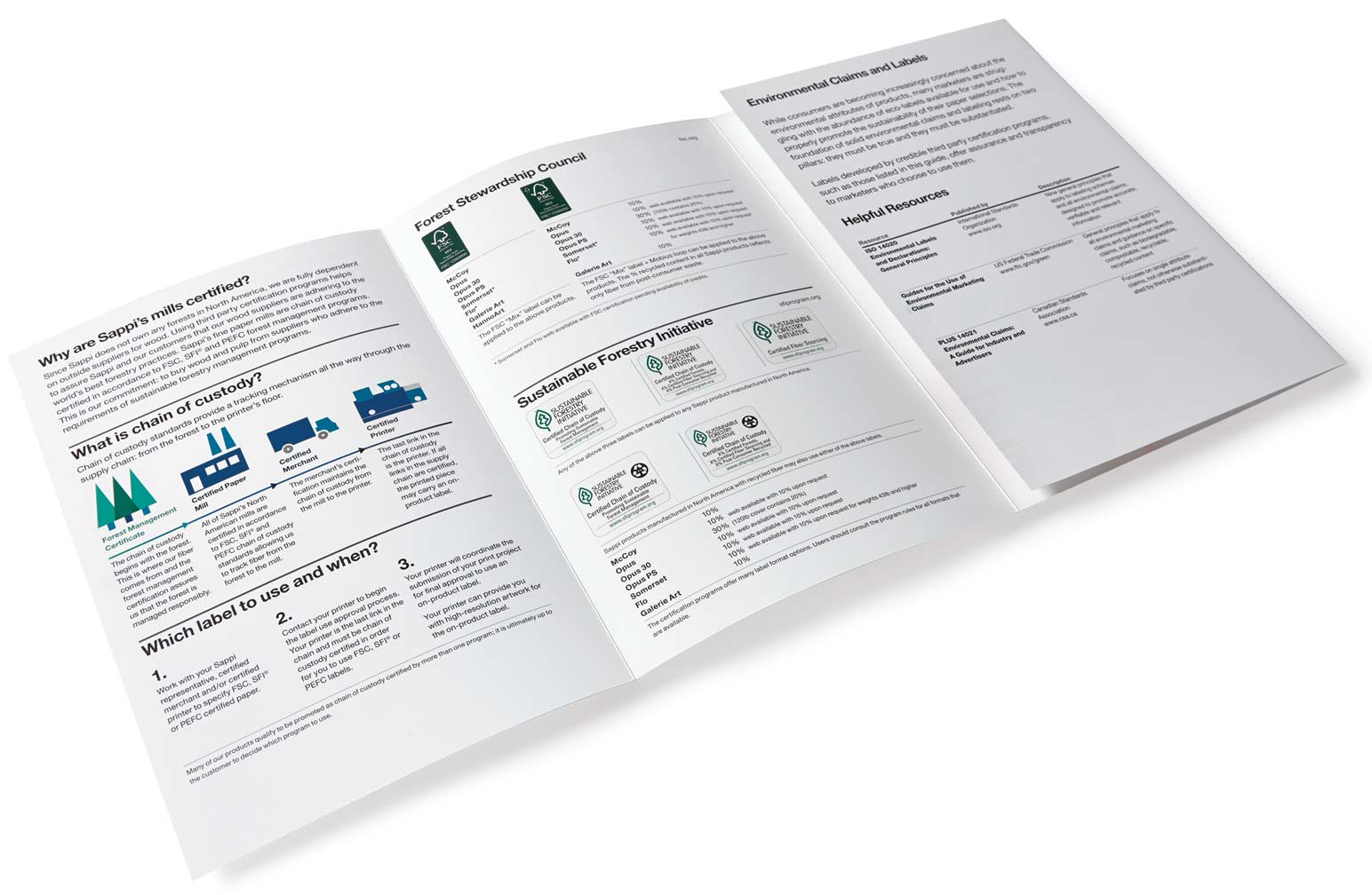 sappi-fine-paper_environmental-guide.jpg Art Direction by: Bart Crosby, Crosby Associates
